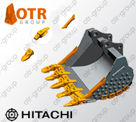 Выбор коронок на ковш для экскаватора HITACHI