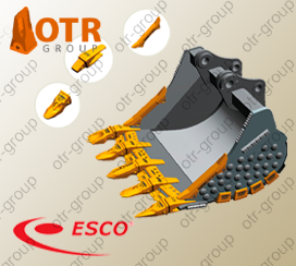 Коронки усиленные на экскаваторы системы ESCO (Эско)