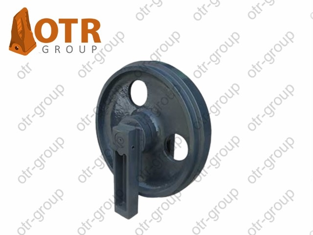 Колесо направляющее JCB JS200, JS220 короткий бугель (JRA0214) (JH)