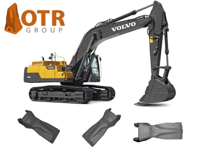 Коронки на экскаватор VOLVO