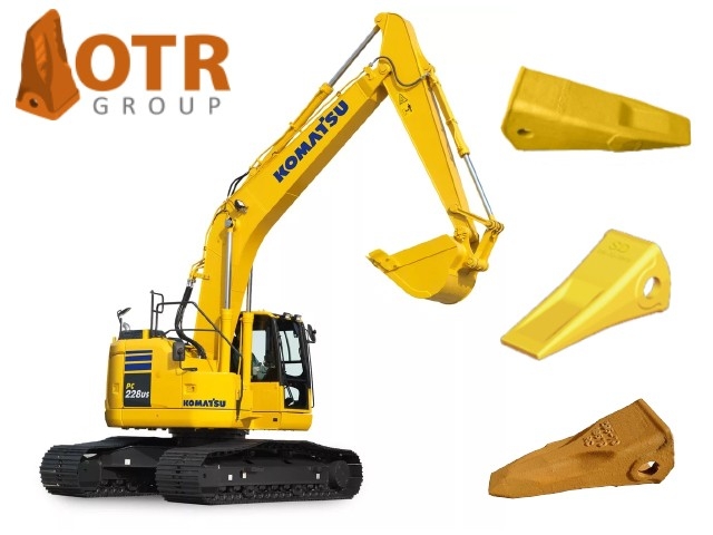 Коронки на экскаватор и погрузчик KOMATSU