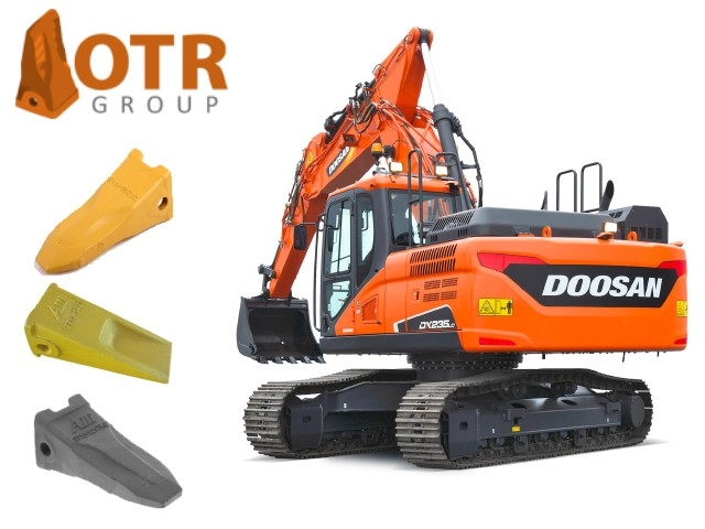 Коронки на экскаватор DOOSAN